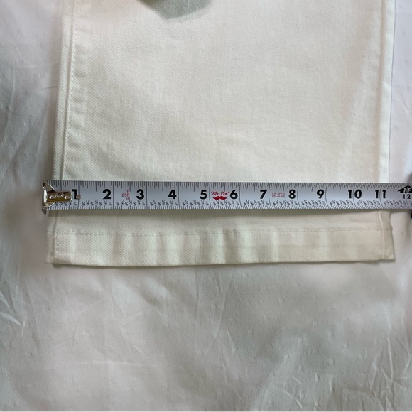 Draper James White Flare Wide Leg Jeans - Picture 6 of 6